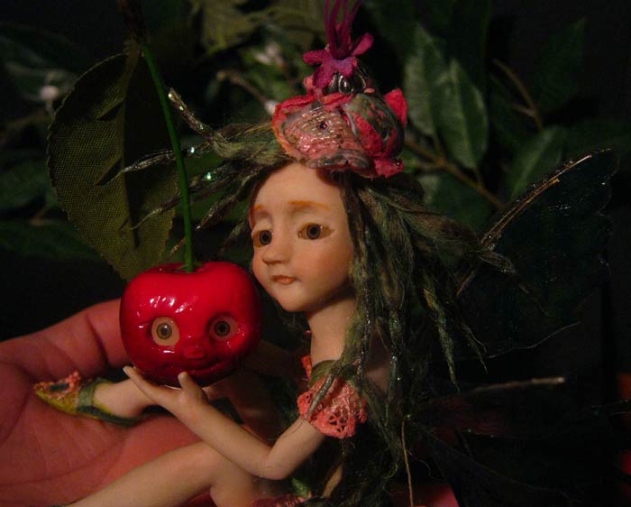 Ooak Fairy Fae Licia and little Sisters